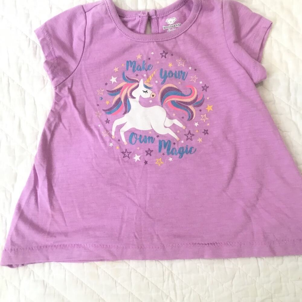 Baby Girl Unicorn Tee sz 6-9 m Baby Girl Short Sleeve T-Shirt